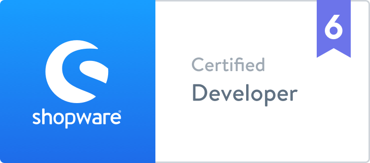 Certification: Shopware 6 Certified Developer